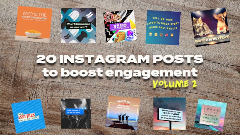 Engagement Posts for Instagram: Volume 2